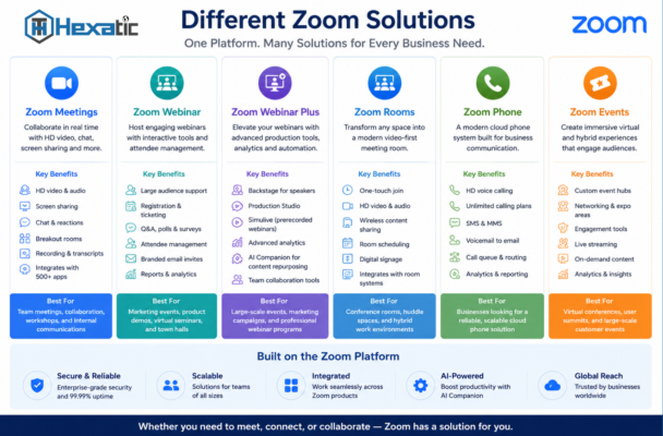 Zoom Solutions Range by Hexatic